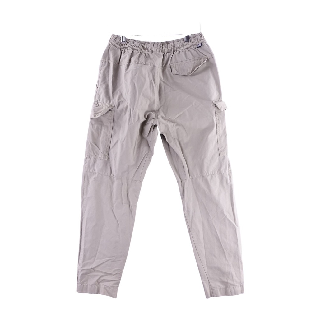 Nike Mens Cargo Joggers Tan Khaki Cotton Nylon Elastic Waist‎ Tapered Size M - Picture 2 of 9